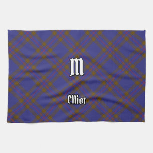 Clan Elliot moderne Tartan keukenhanddoek