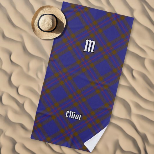 Clan Elliot moderne Tartan strandlaken