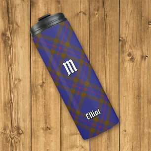 Clan Elliot Moderne Tartan Thermische Tumbler Thermosbeker