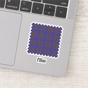 Clan Elliot Sticker Tartan Moderne