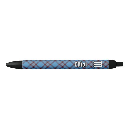 Clan Elliot Stylo D'Encre Tartan Ancien (Devant)