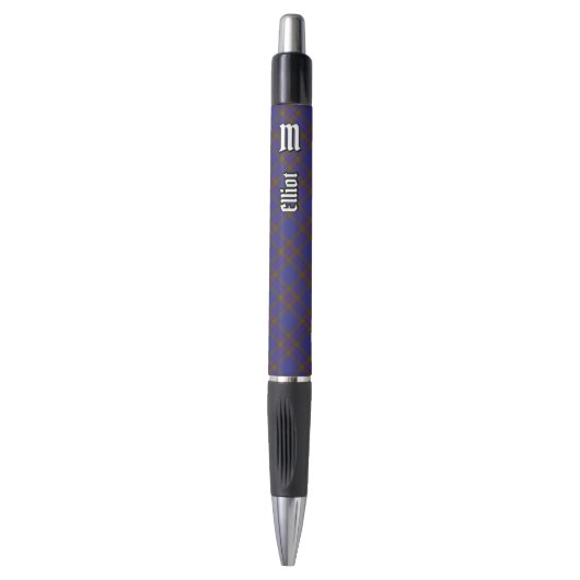 Clan Elliot Stylo Tartan Moderne (Devant (Vertical))