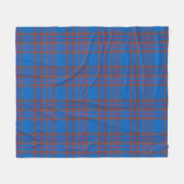 Clan Elliot Tartan Fleece Deken (Voorkant (Horizontaal))