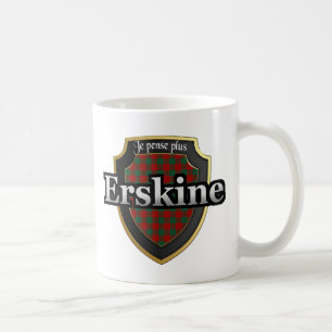 Clan Erskine Schotse Dynastie Tartan Mokken Kopjes
