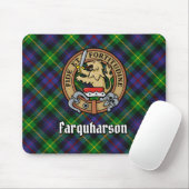 Clan Farquharson Crest over Tartan Muismat (Met muis)
