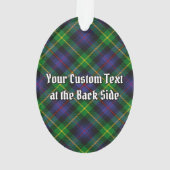 Clan Farquharson Crest over Tartan Ornament (achterkant)