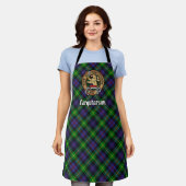 Clan Farquharson Crest over Tartan Schort (Gedragen)