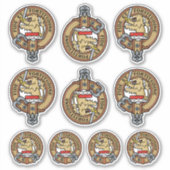 Clan Farquharson Crest Sticker Set (Voorkant)