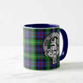 Clan Farquharson Crest & Tartan Mok (Voorkant rechts)