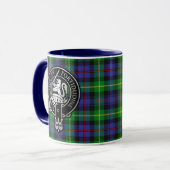 Clan Farquharson Crest & Tartan Mug (Devant gauche)