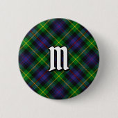 Clan Farquharson Tartan Button (Voorkant)