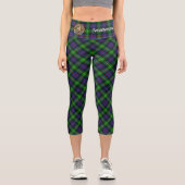 Clan Farquharson Tartan Capri Leggings (Recto)