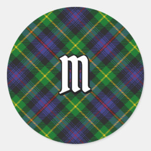 Clan Farquharson Tartan Classic Round Sticker