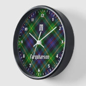 Clan Farquharson Tartan Grande horloge (Angle)
