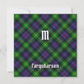 Clan Farquharson Tartan Kaart (Voorkant)