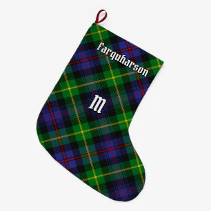 Clan Farquharson Tartan Kerstkous Grote Kerstsok