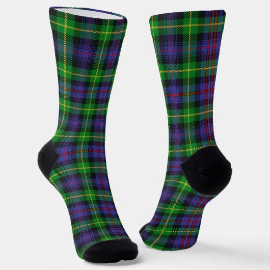 Clan Farquharson Tartan Sokken (Gebogen)