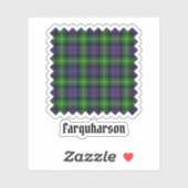 Clan Farquharson Tartan Sticker (Vel)