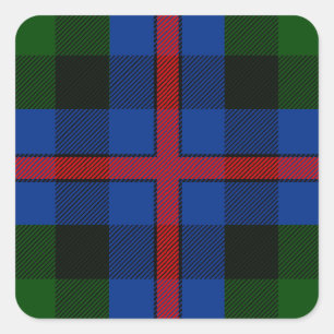 Clan Farquharson Tartan Vierkante Sticker
