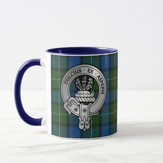Clan Ferguson Crest & Atholl Tartan Mug (Gauche)