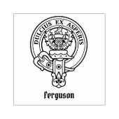 Clan Ferguson Crest Rubber Stempel (Afrduk)