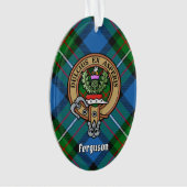 Clan Ferguson Crest sur l'ornement du Tartan (devant)