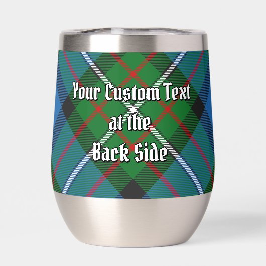 Clan Ferguson Crest sur Tartan (Arrière)