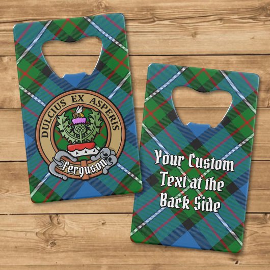 Clan Ferguson Crest sur Tartan