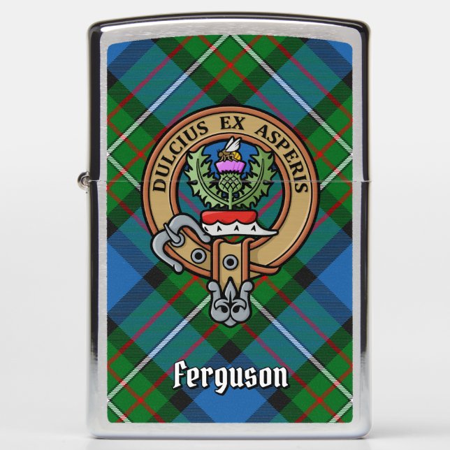 Clan Ferguson Crest Zippo Lighter (Voorkant)