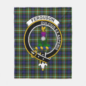 Clan Ferguson Modern Tartan Pset Fleece Deken (Voorkant)