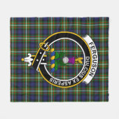 Clan Ferguson Modern Tartan Pset Fleece Deken (Voorkant (Horizontaal))