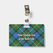Clan Ferguson Tartan Badge (Back with Clip)