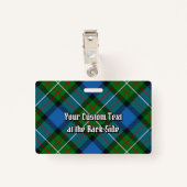 Clan Ferguson Tartan Badge (Achterkant met clip)