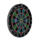 Clan Ferguson Tartan Dartbord (Voorkant Links)
