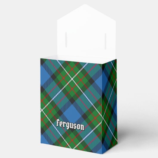 Clan Ferguson Tartan Favor Box Bedankdoosjes (Geopend)