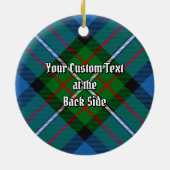 Clan Ferguson Tartan Keramisch Ornament (Achterkant)