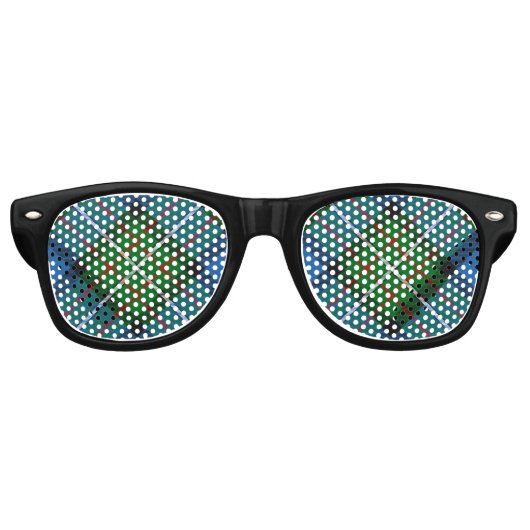 Clan Ferguson Tartan Retro Lunettes de soleil (Devant)