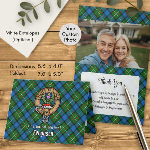 Clan Ferguson Wapen over Tartan