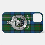 Clan Fergusson Crest & Atholl Tartan Case-Mate iPhone Case (Achterkant (horizontaal))