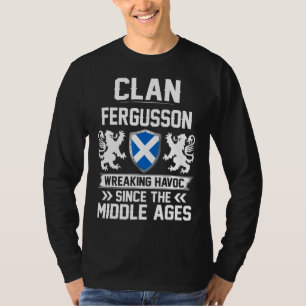Clan Fergusson Schotse familie Clan Schotland Wrea T-shirt