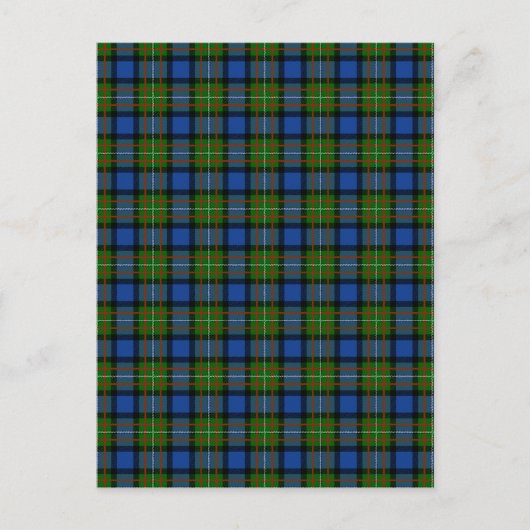 Clan Fergusson Tartan Briefkaart (Voorkant)