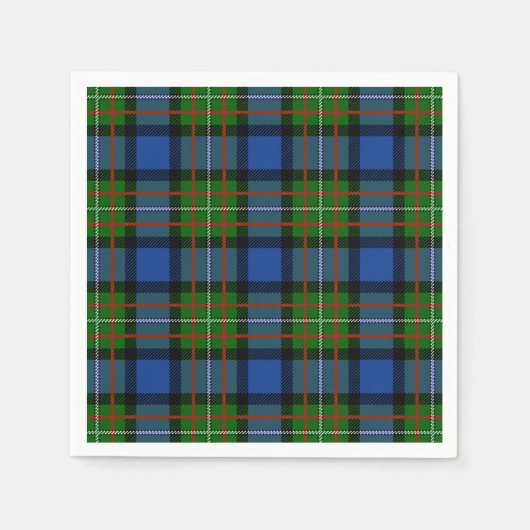 Clan Fergusson Tartan Servetten (Voorkant)