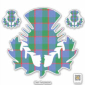 Clan Fergusson Thistle Sticker (Voorkant)