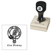 Clan Fleming Crest Badge Rubberstempel (Gestempeld)