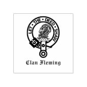 Clan Fleming Crest Badge Rubberstempel (Afrduk)