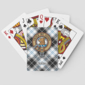 Clan Forbes Crest over jurk Tartan Pokerkaarten (Achterkant)