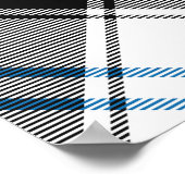 Clan Forbes Crest over jurk Tartan Poster (Hoek)