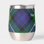 Clan Forbes Crest over Tartan (Links)