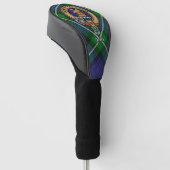 Clan Forbes Crest over Tartan Golfheadcover (Schuin)