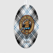 Clan Forbes Crest sur la robe Tartan (devant)